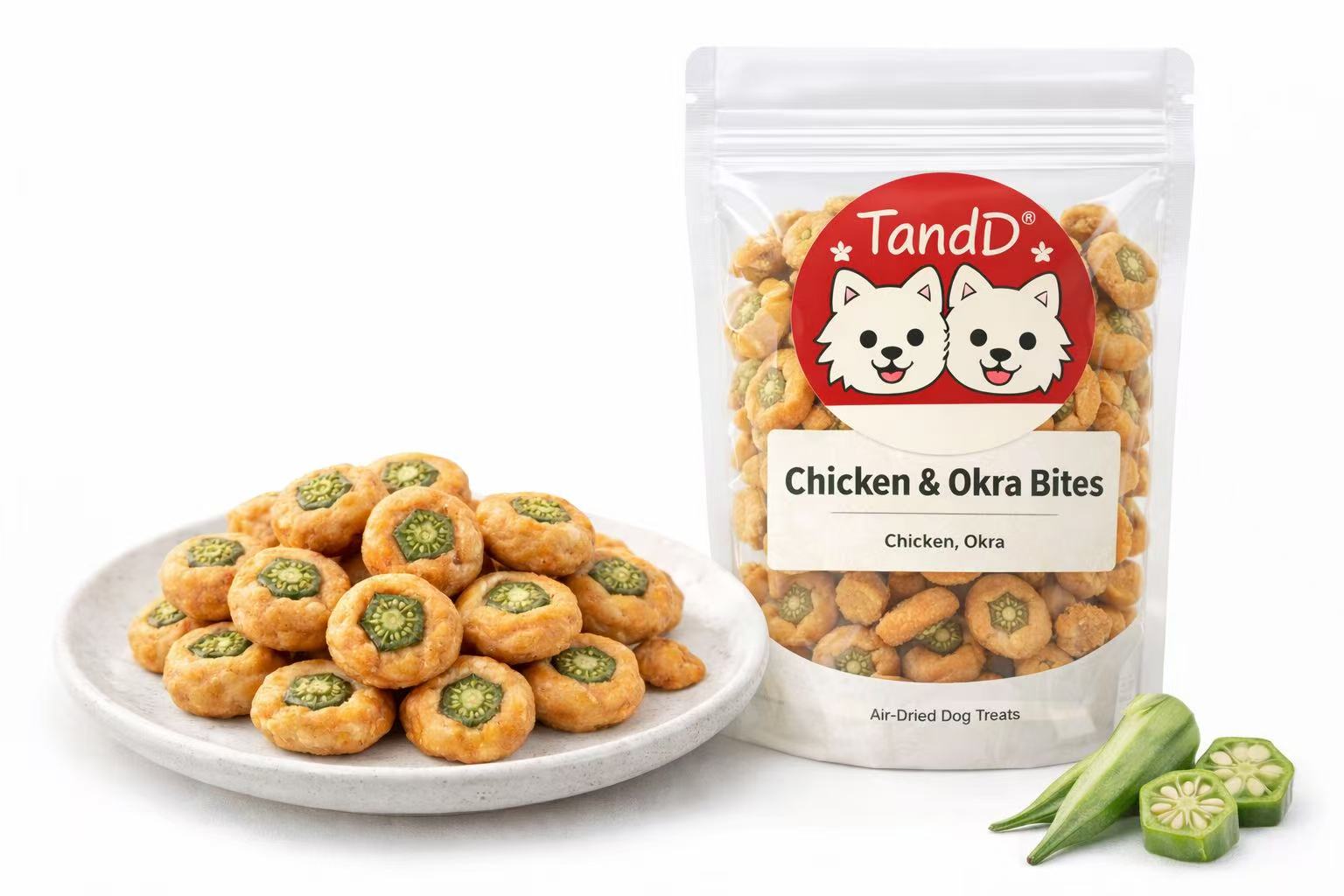 Chicken & Okra Dog Treats-Limited Edition