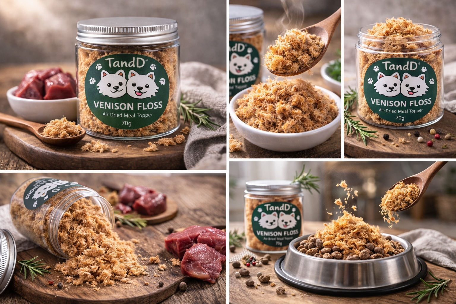 TandD Venison Meal Topper 70g